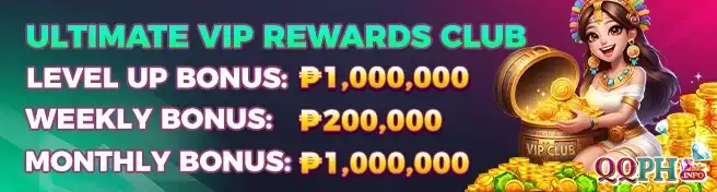QQPH VIP rewards program with exclusive perks for premium members and loyal players